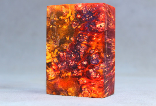 Stabilized Maple Burl Wood Mod Block